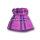 baby girl purple check doll collar dress